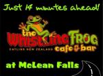 Catlins Whistling Frog Cafe&nbsp;NZ